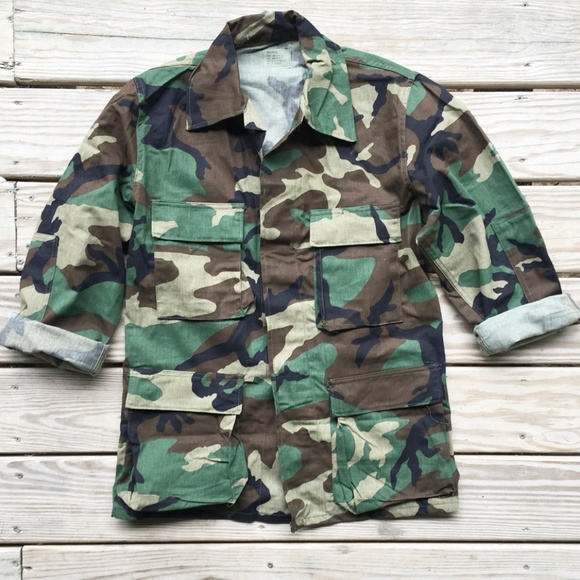 Camo Woodland Jacket Authentic Army Surplus - Picture 5 of 6